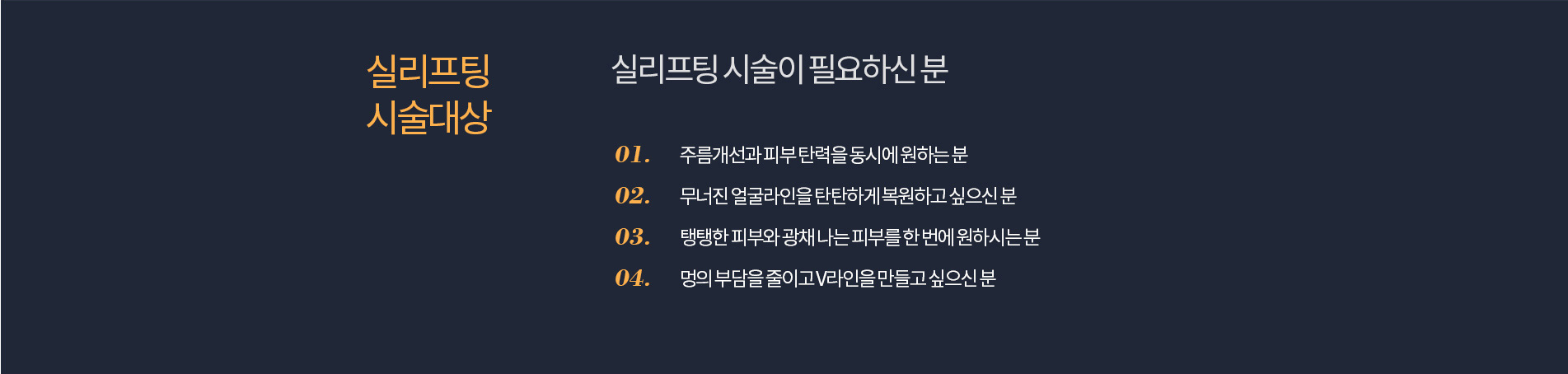 리프팅이 필요하신분