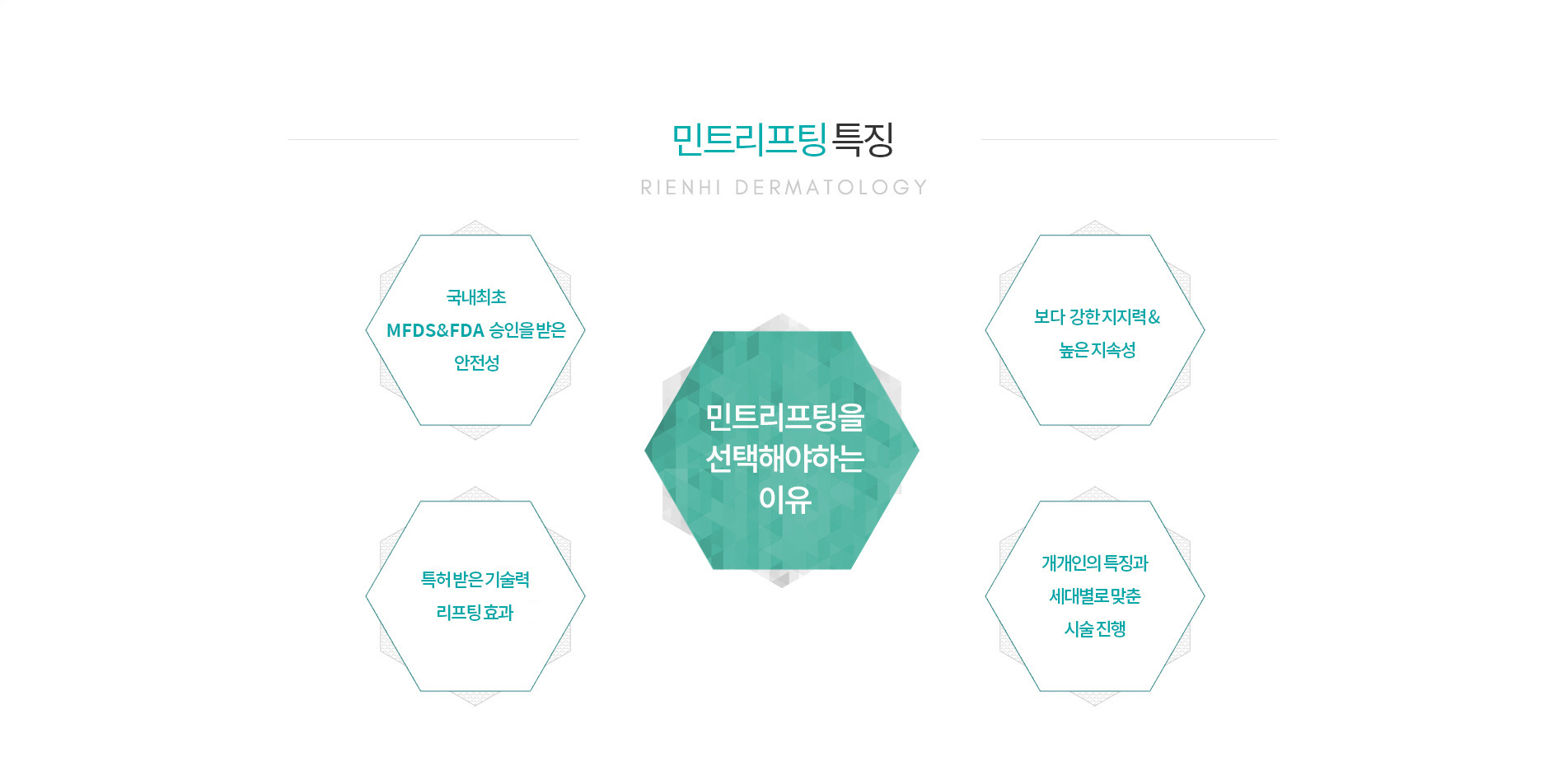 민트리프팅 특징