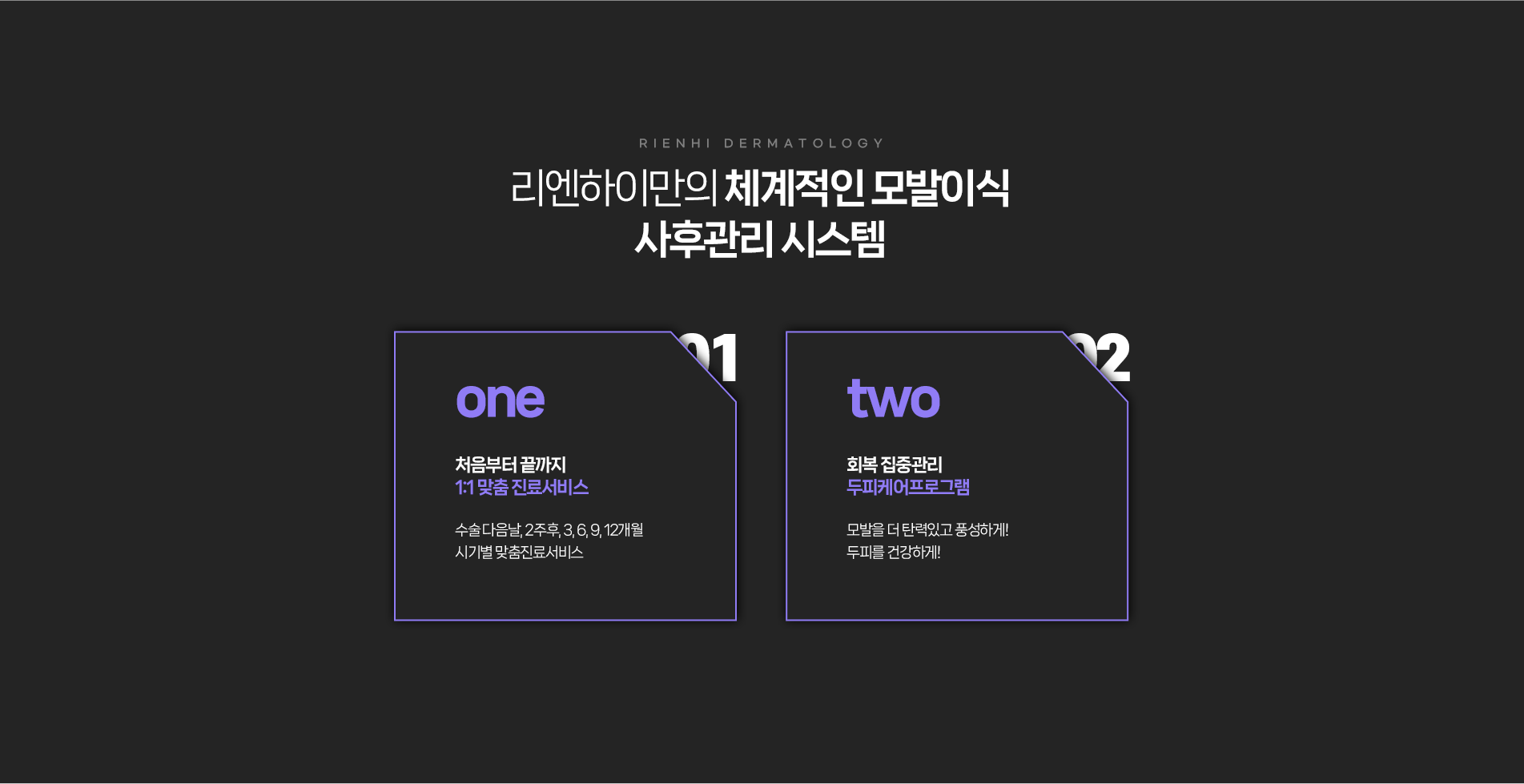 모발이식사후관리시스템