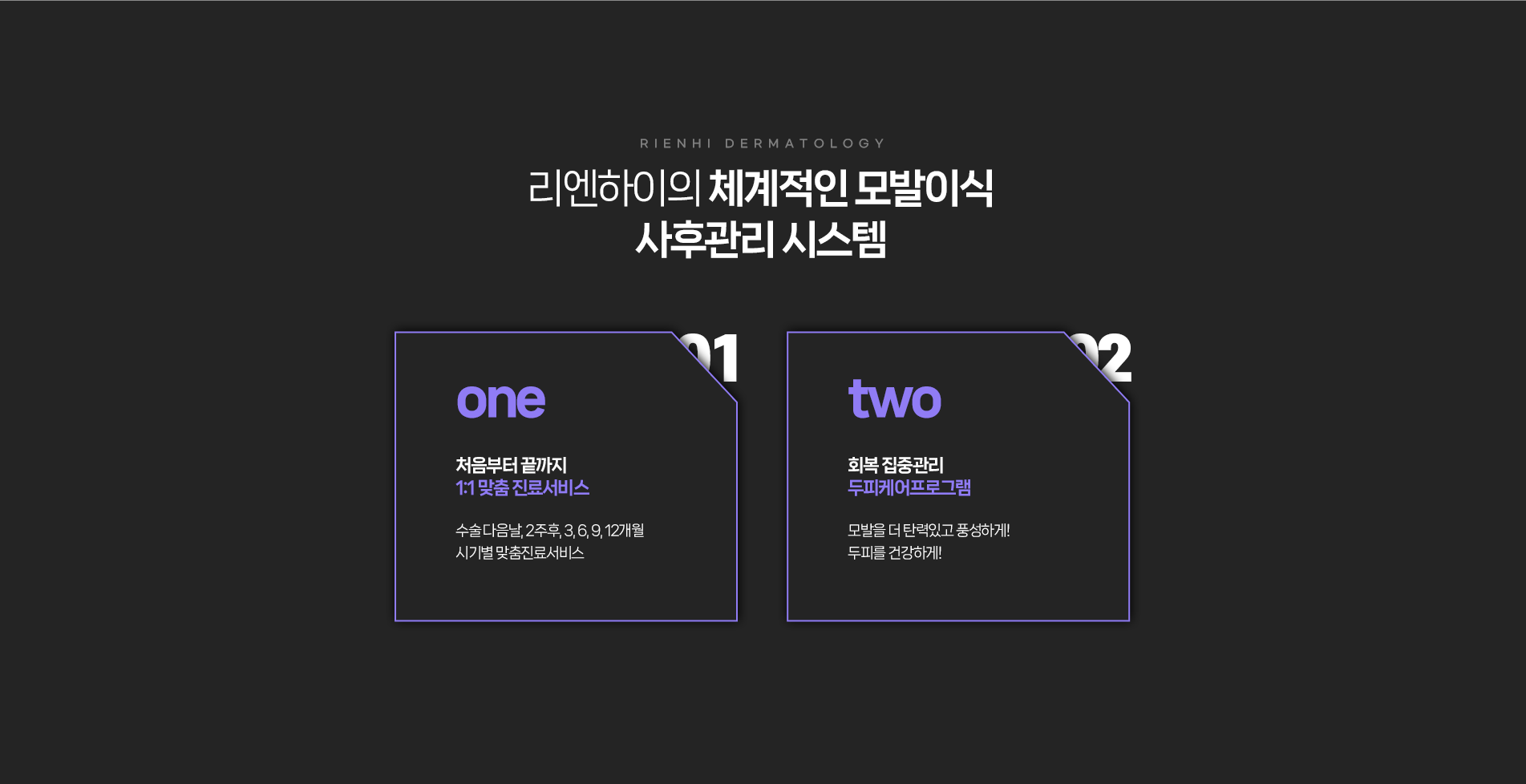 모발이식사후관리시스템