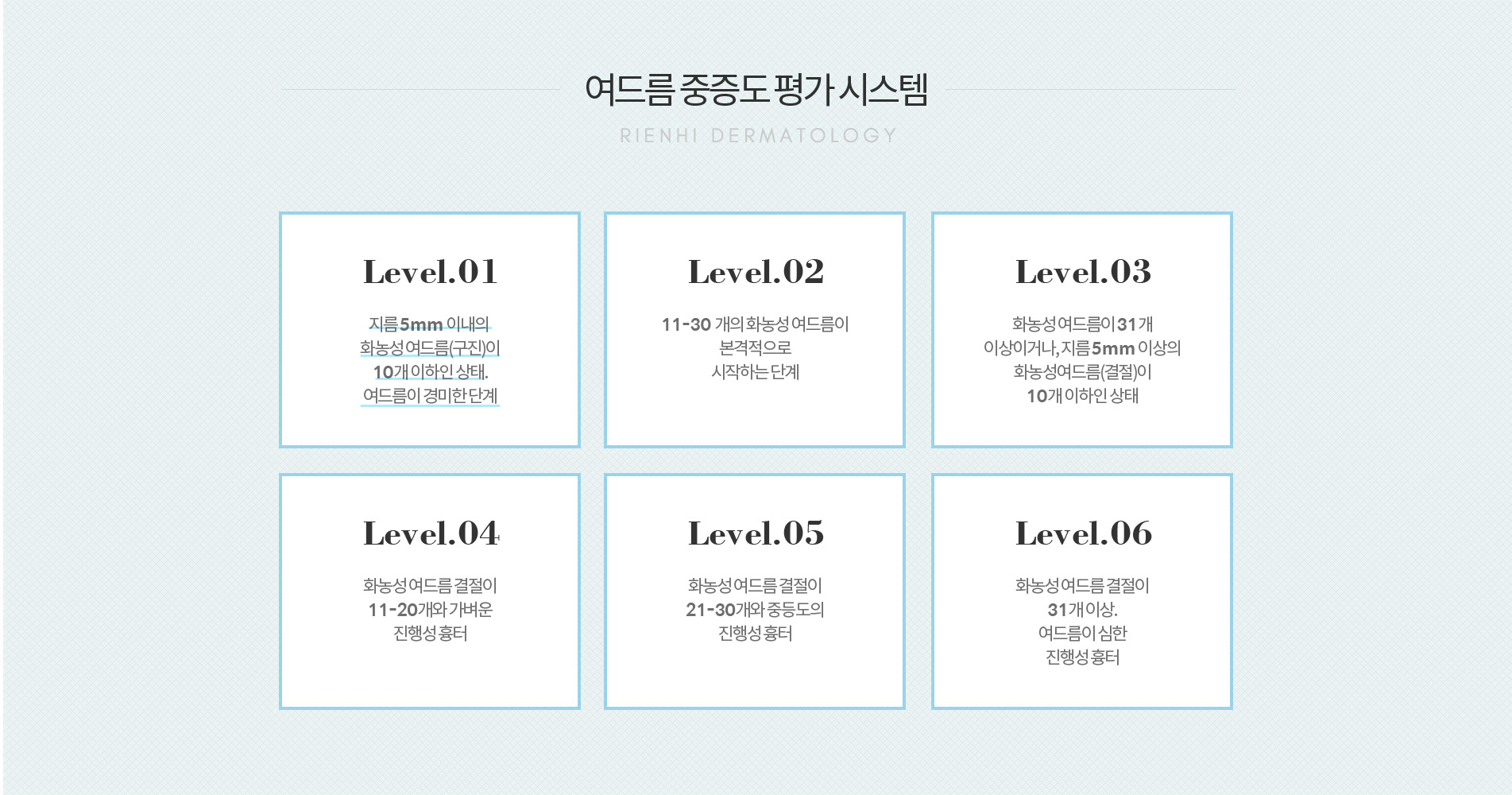 여드름 중증도 평가 시스템