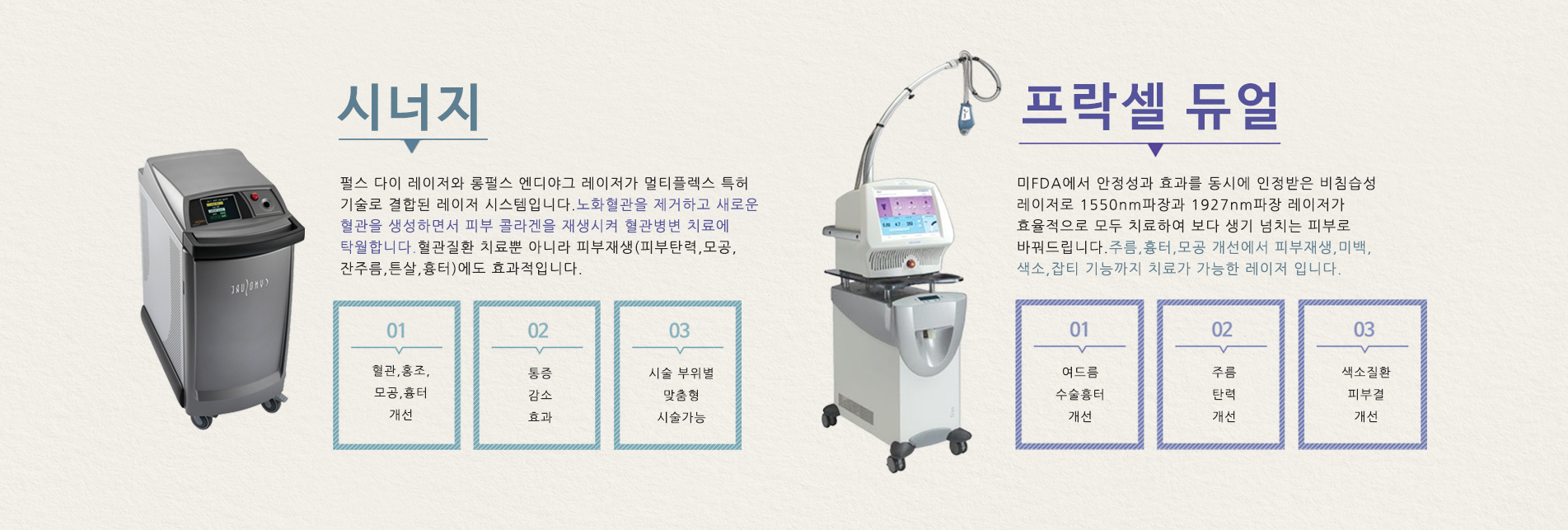 시너지,프락셀듀얼